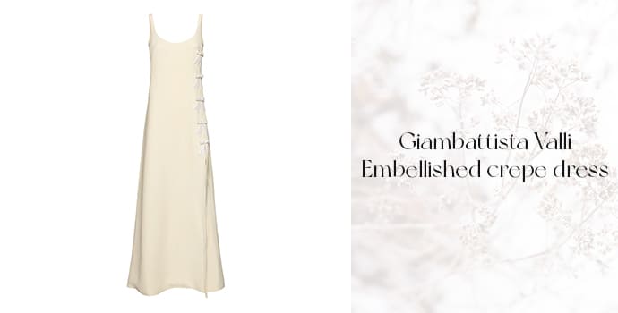 Giambattista Valli Embellished Crepe Dress