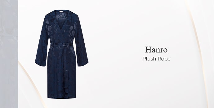 Hanro Plush Robe- best luxury bathrobes