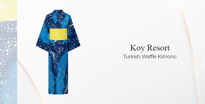 Koy Resort Turkish Waffle Kimono- best luxury bathrobes