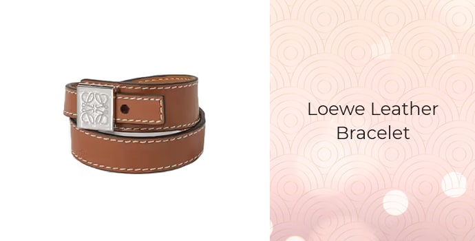 Loewe Leather Bracelet- designer gift ideas for him