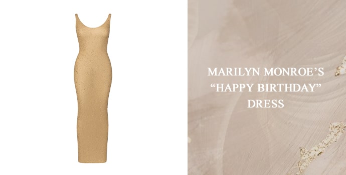 Marilyn Monroe’s “Happy Birthday” Dress- Most Expensive Dresses in the World