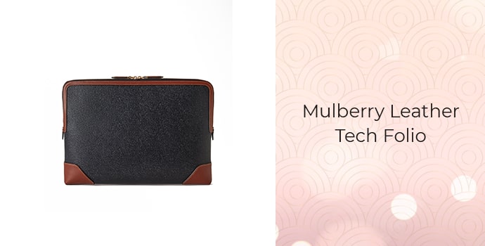 Mulberry Leather Tech Folio- designer gift ideas for him