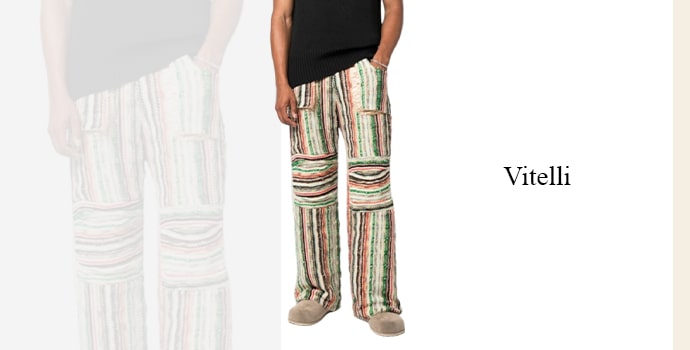 Printed Pants- Vitelli