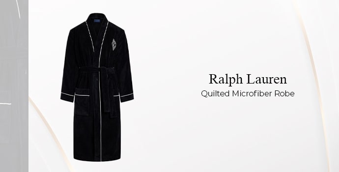 Ralph Lauren Quilted Microfiber Robe