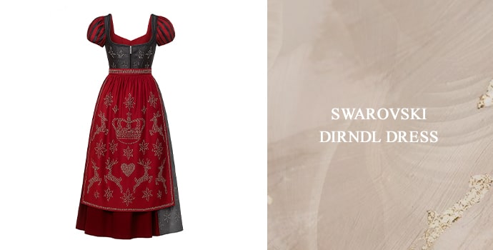 Most Expensive Dresses in the World- Swarovski Dirndl Dress