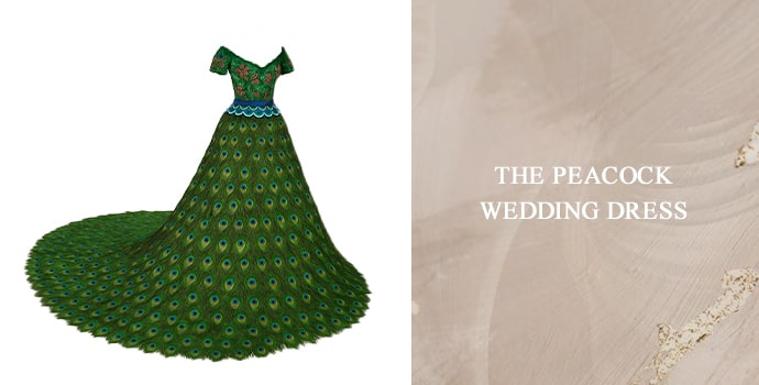 The Peacock Wedding Dress