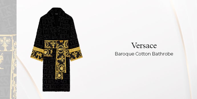 Versace Baroque Cotton Bathrobe