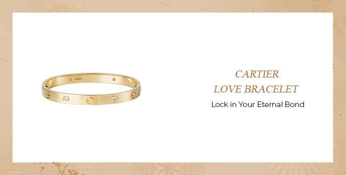 designer karwa chauth gifts Cartier Love bracelet