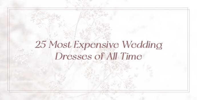most expensive wedding dresses