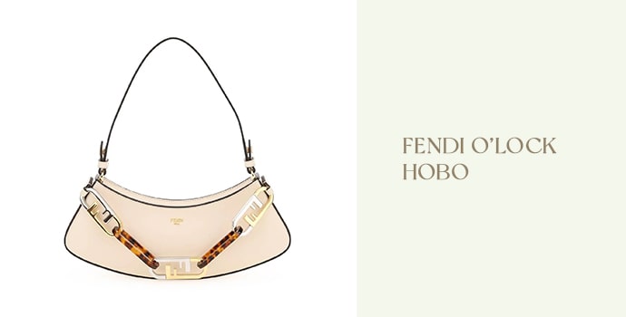 top 10 designer hobo bags- Fendi O’Lock Hobo