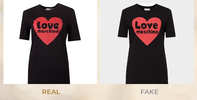 Spotting Fake vs Real Love Moschino Clothing