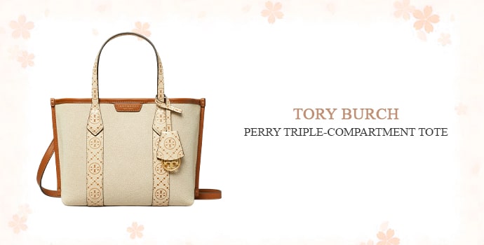Tory Burch Perry Triple-Compartment Tote