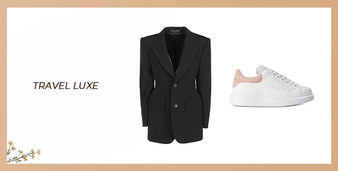 ways to style a black designer blazer- Travel Luxe