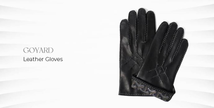 Goyard Leather Gloves