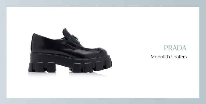 Prada Monolith Loafers
