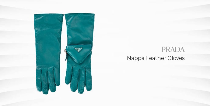 Prada Nappa Leather Gloves
