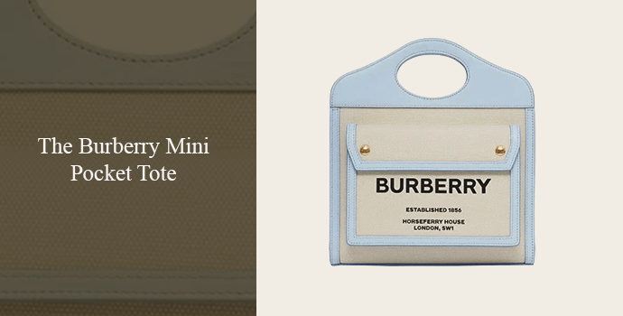 The Burberry Mini Pocket Tote