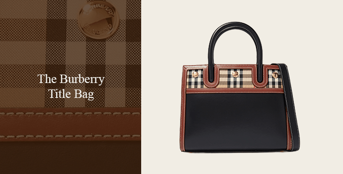 The Burberry Title Bag