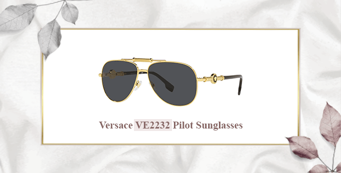 Versace VE2232 Pilot Sunglasses