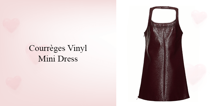 Courrèges Vinyl Mini Dress