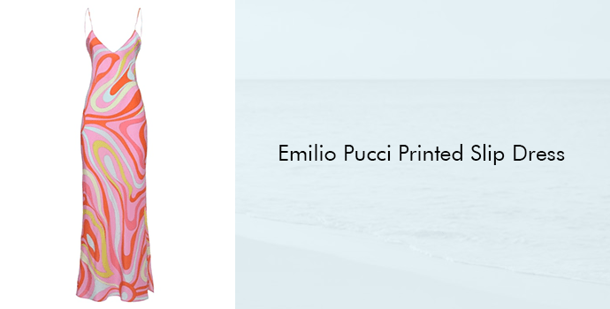  Emilio Pucci Printed Slip Dress