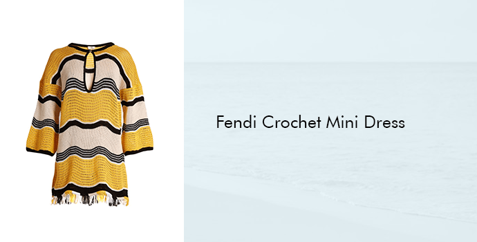 Fendi Crochet Mini Dress