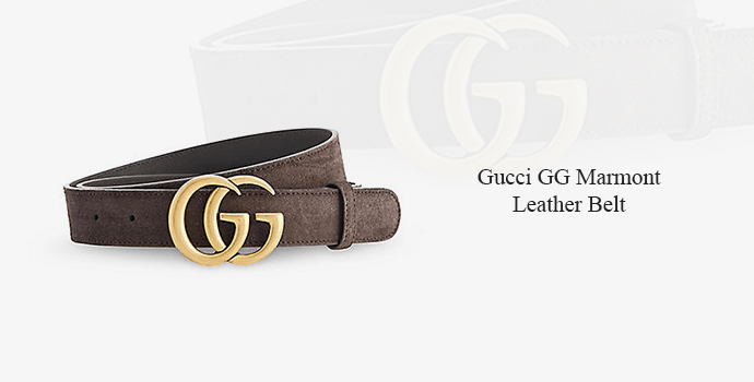 Gucci GG Marmont Leather Belt
