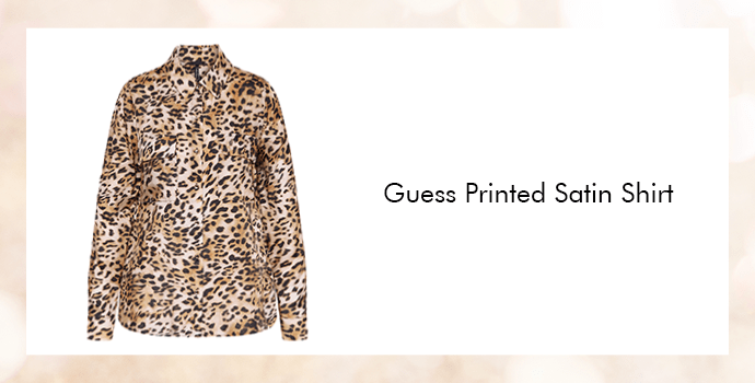 Guess Printed Satin Shirt