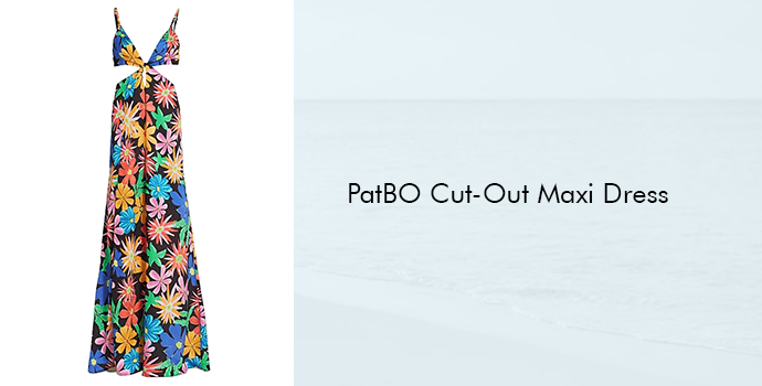 PatBO Cut-Out Maxi Dress