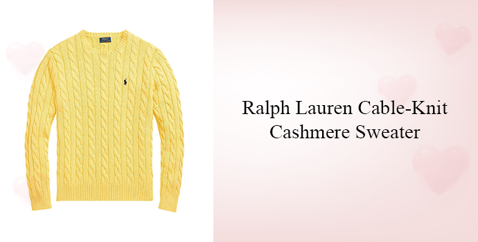 Ralph Lauren Cable-Knit Cashmere Sweater