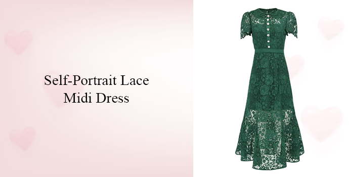 Self-Portrait Lace Midi Dress