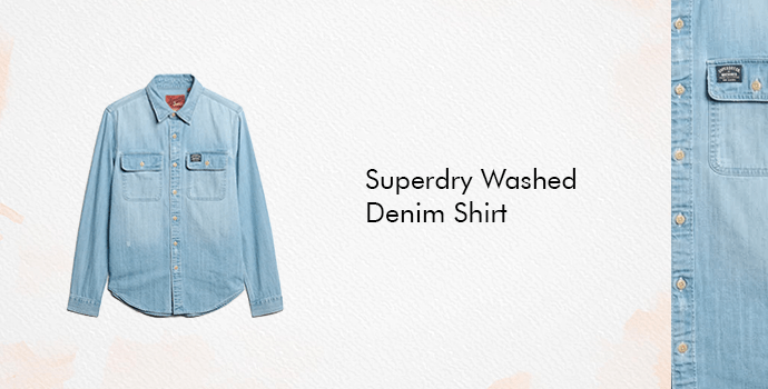 Superdry Washed Denim Shirt