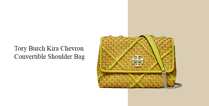 Tory Burch Kira Chevron Convertible Shoulder Bag 