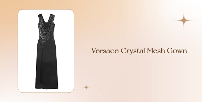 Versace Crystal Mesh Gown