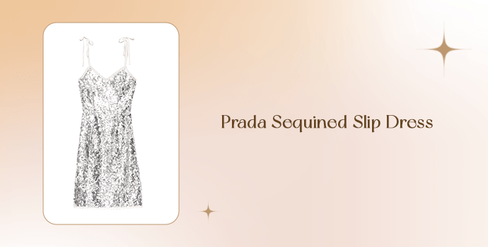 Prada Sequined Slip Dress