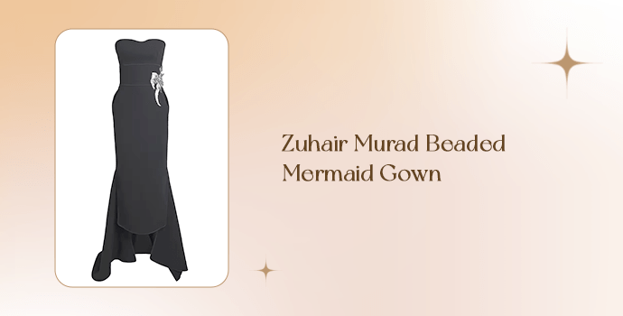 Zuhair Murad Beaded Mermaid Gown
