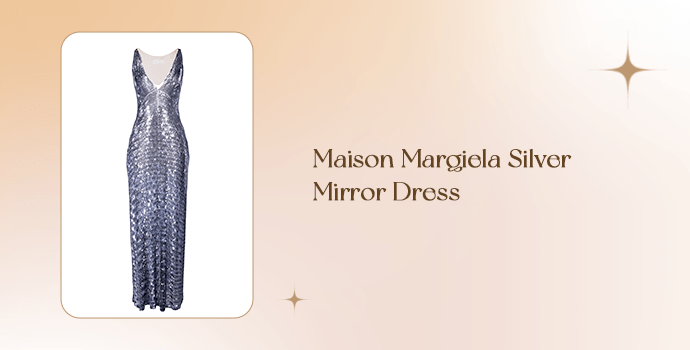 Maison Margiela Silver Mirror Dress