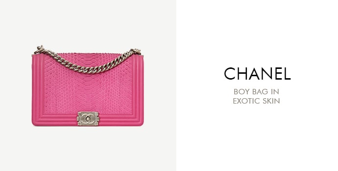 Chanel Boy Bag in Exotic Skin