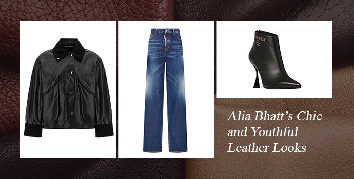 Alia Bhatt’s Chic and Youthful Leather Looks