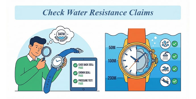 Check Water Resistance Claims