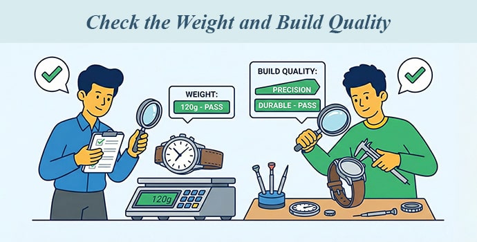 Check the Weight and Build Quality