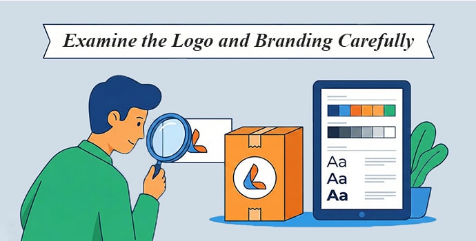 Examine the Logo and Branding Carefully 