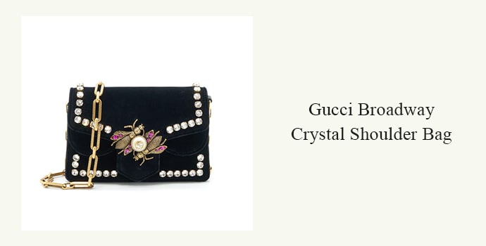 Gucci Broadway Crystal Shoulder Bag