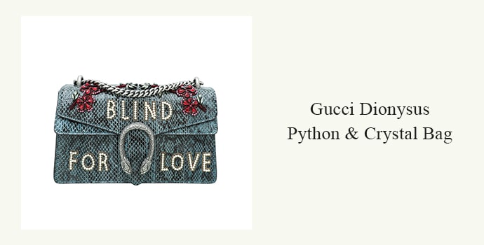 Gucci Dionysus Python & Crystal Bag