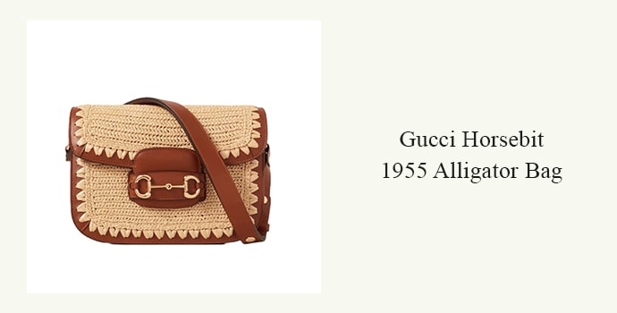 Gucci Horsebit 1955 Alligator Bag