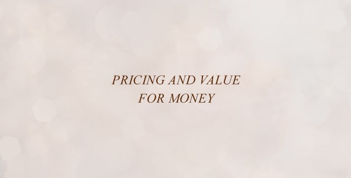 Pricing and Value for Money
