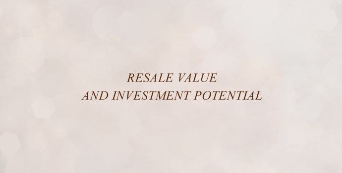 Resale Value and Investment Potential
