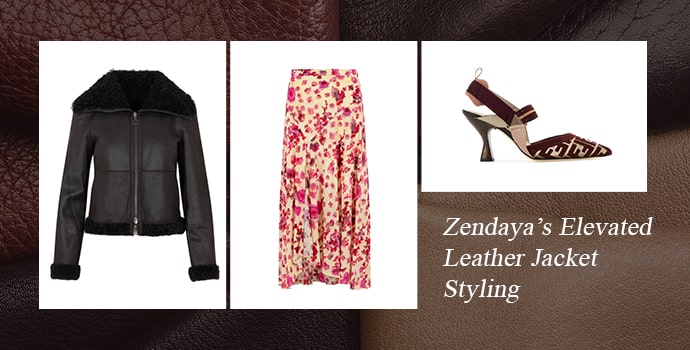 Zendaya’s Elevated Leather Jacket Styling