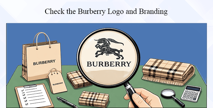 1. Check the Burberry Logo and Branding 