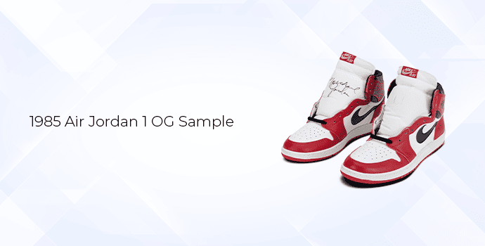 3. 1985 Air Jordan 1 OG Sample